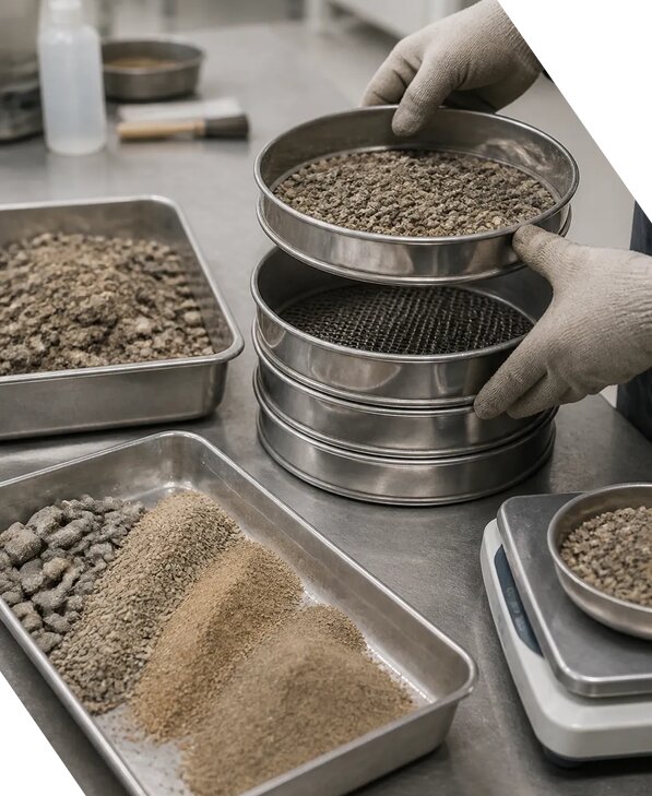 Определение гранулометрического состава грунта в Гукове