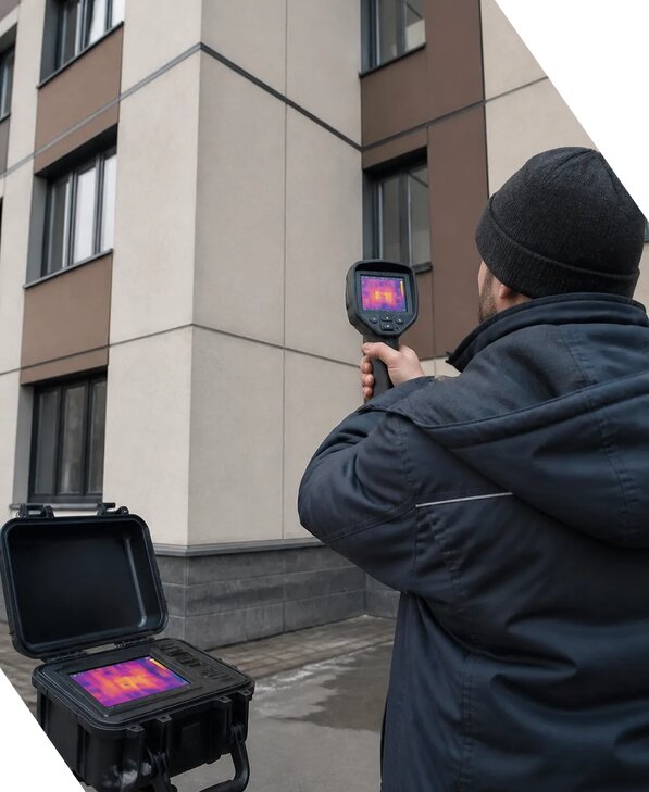 Тепловизионное обследование зданий и сооружений в Гукове